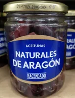 Aceitunas naturales de Aragón