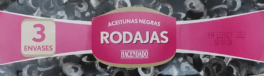 Aceitunas Cacereñas Negras Rodajas