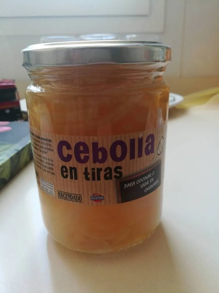 Cebolla en tiras