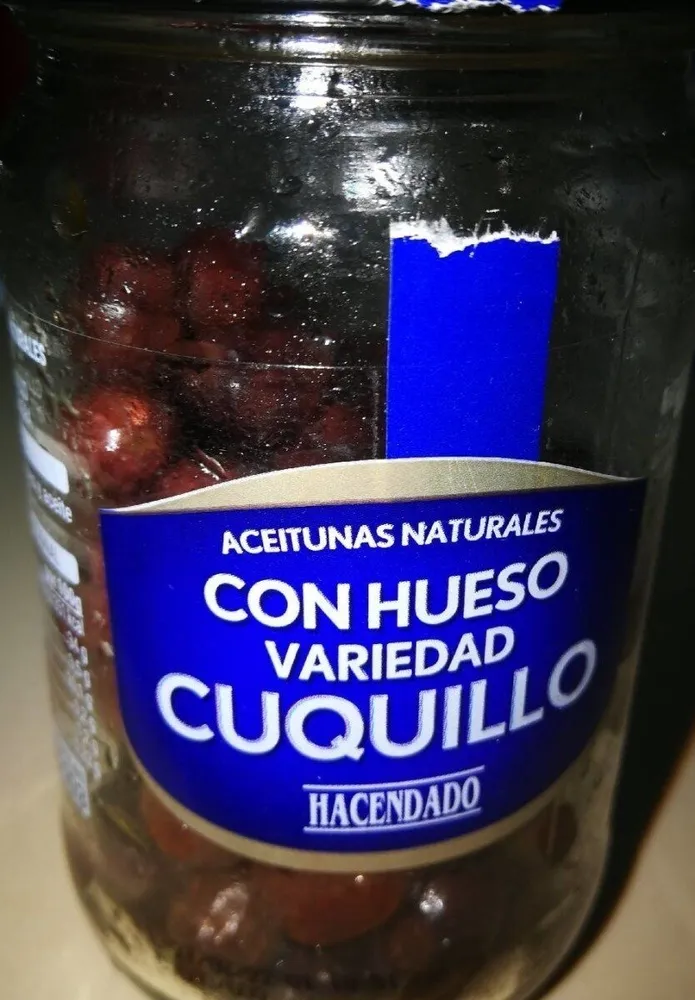 Aceitunas con hueso variedad cuquillo