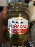Aceitunas sin hueso aliñadas