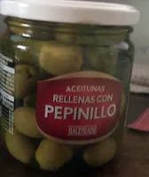 Aceitunas rellena con pepinillo