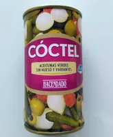 Cóctel de aceitunas verdes sin hueso y variantes