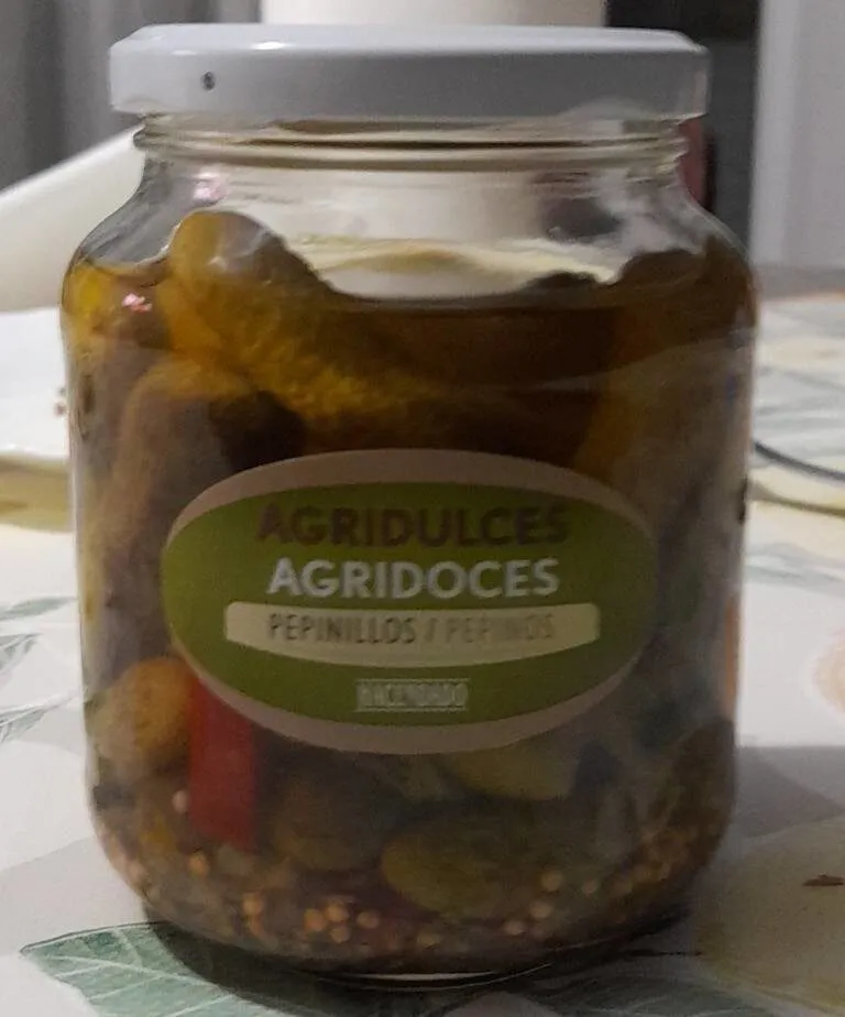 Pepinillos agridulces