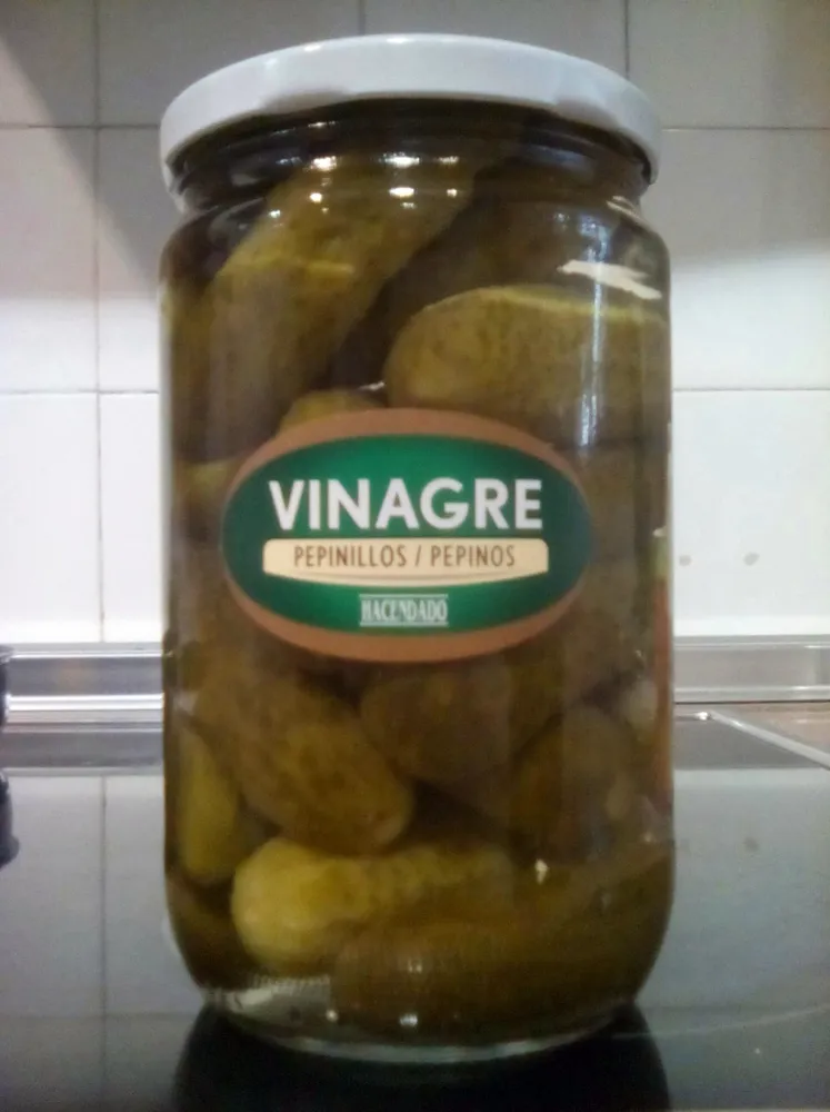 Pepinillos en vinagre