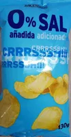 Papas 0% sal añadida