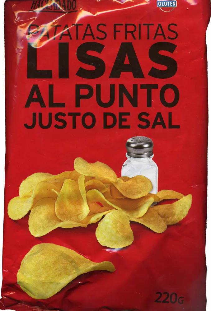 Patatas fritas lisas al punto justo de sal