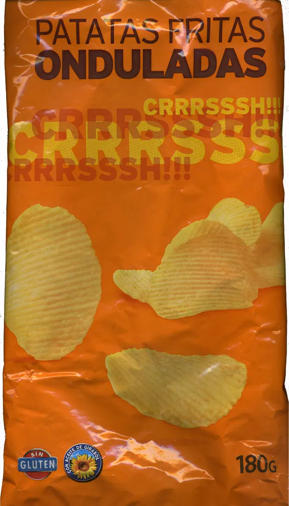 Patatas fritas onduladas