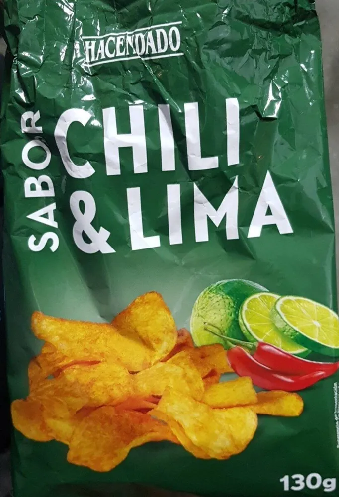 Patatas fritas sabor chili y lima