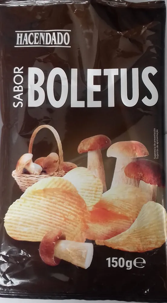 Patatas fritas sabor boletus