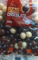 Bolas de cereal bañadas de chocolate