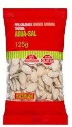 Pipas calabaza tostadas agua-sal