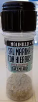 Sal marina con hierbas