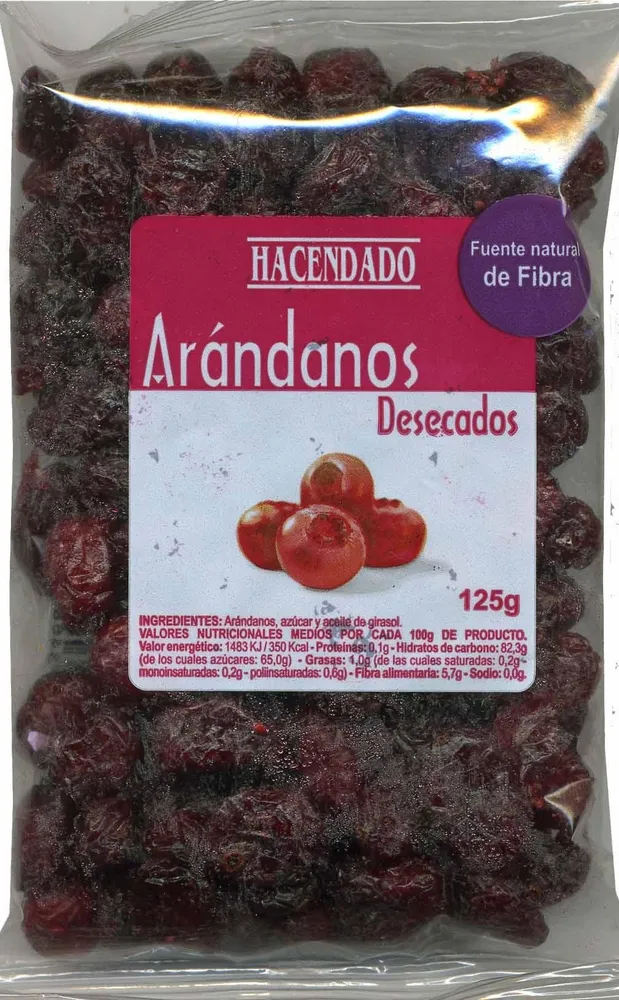Arándanos desecados