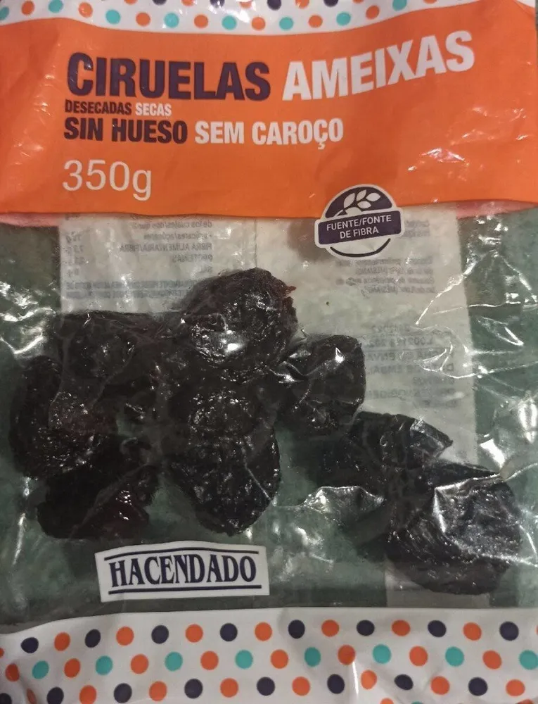 Ciruelas desecadas sin hueso