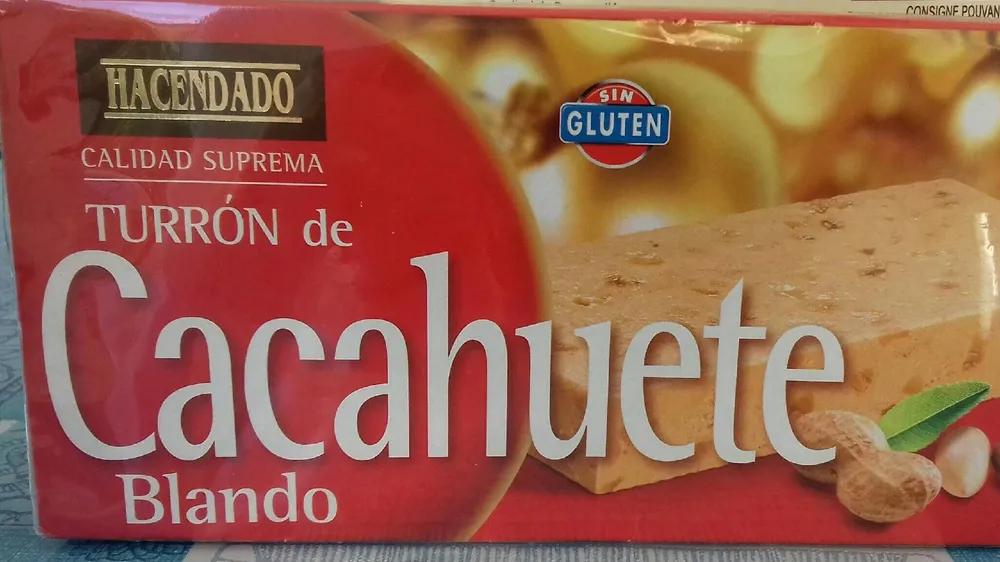 Turrón de cacahuete blando