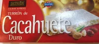 Turrón de cacahuete duro