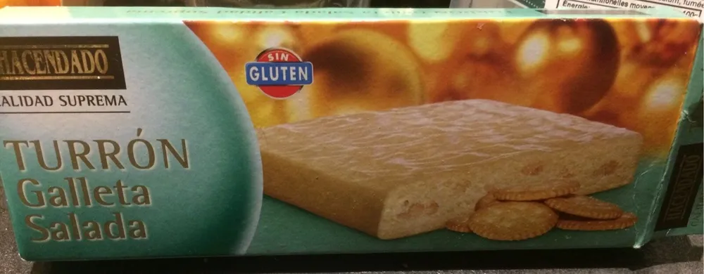 Turrón galleta salada