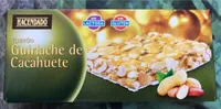 Turrón guirlache de cacahuete