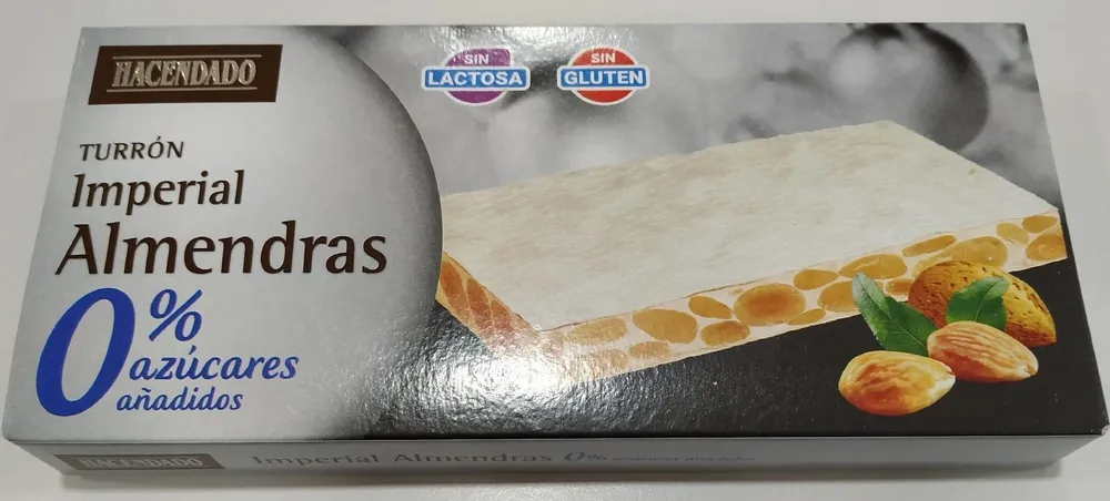 Turrón imperial almendras 0%