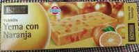 Turrón yema con naranja