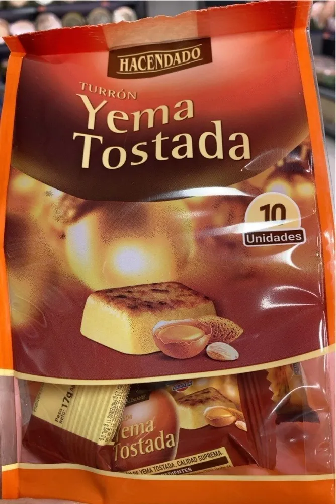 Turrón Yema Tostada