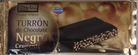Turrón de chocolate negro crujiente