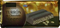 Turrón de chocolate negro crujiente