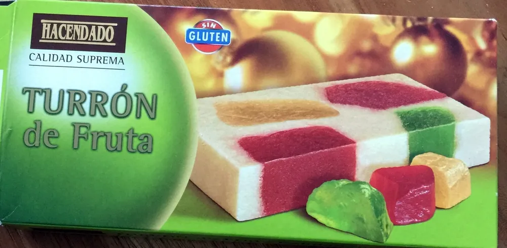 Turrón de fruta