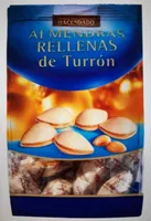 Almendras rellenas de turrón