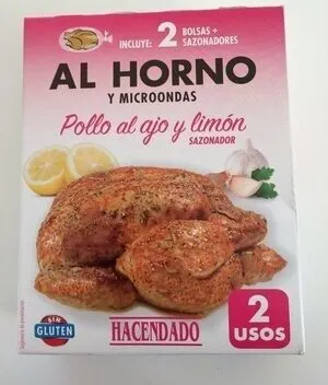 Sazonador Para Hornear Pollo Con Ajo Y Limón