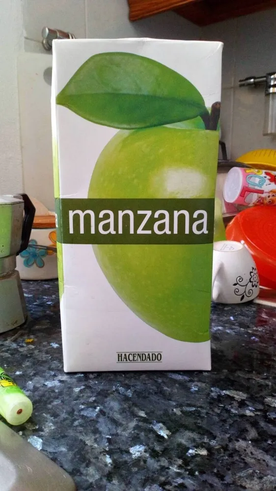 Zumo de manzana a partir de concentrado
