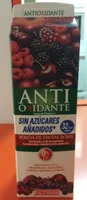 Bebida de frutas rojas antioxidante sin azúcares añadidos