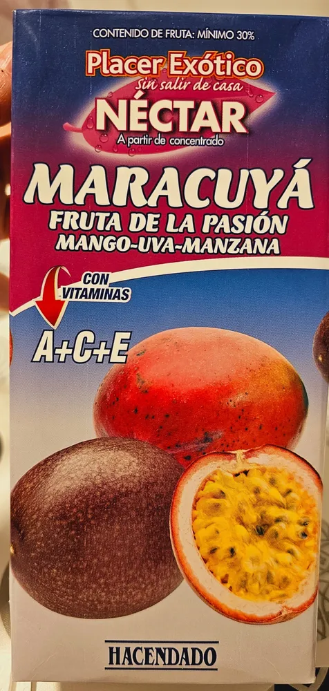 Néctar de maracuyá