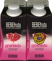 Bebe fruta 100% granada