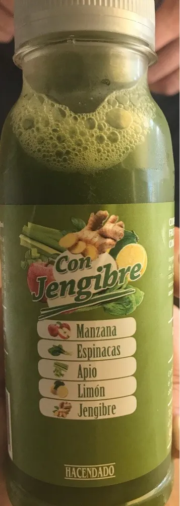 Zumo con jengibre