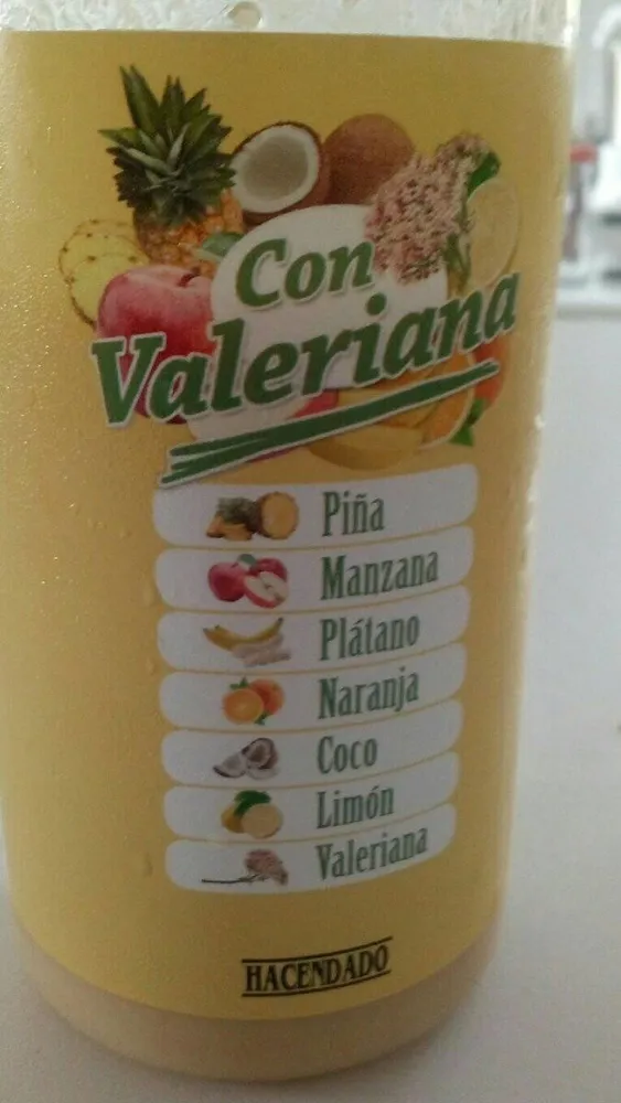 Puré de frutas con valeriana
