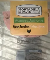 Mortadela de pavo con aceitunas