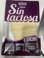 Queso lonchas sin lactosa