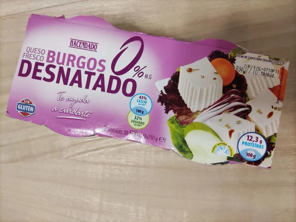 Queso fresco Burgos desnatado