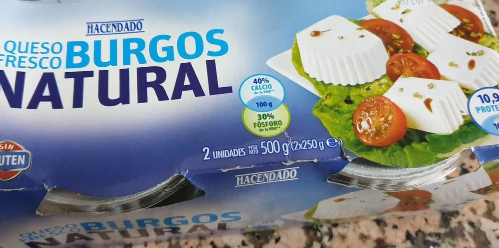 Queso fresco Burgos natural