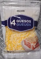 4 quesos rallados