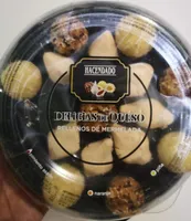 Delicias de queso rellenos de mermelada