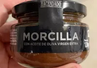 Morcilla con aceite de oliva virgen extra