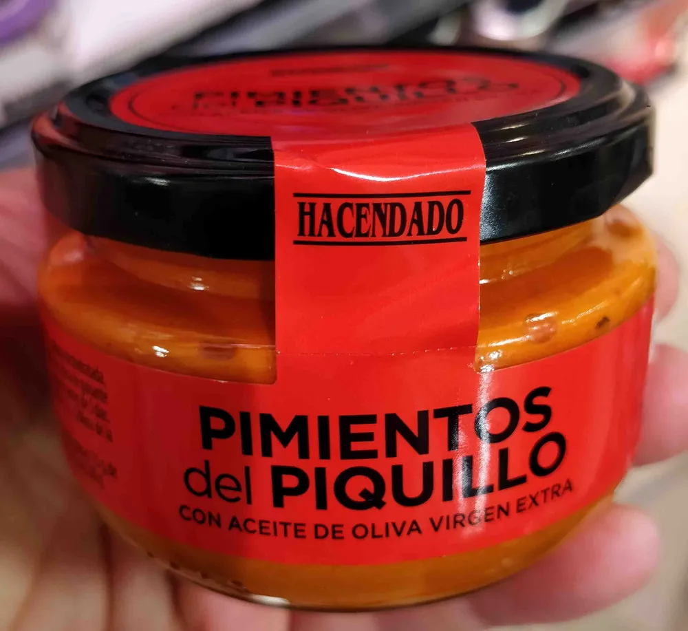 Pimientos del piquillo con aceite de oliva virgen extra