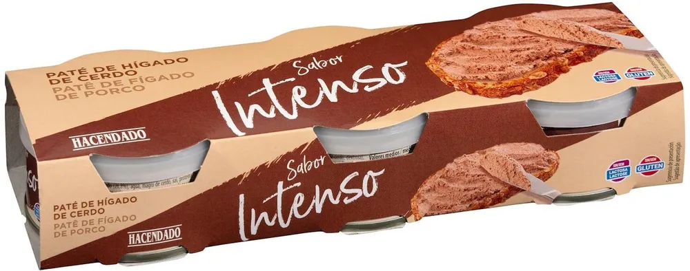 Paté de hígado de cerdo sabor intenso