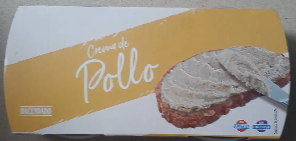 Crema de pollo