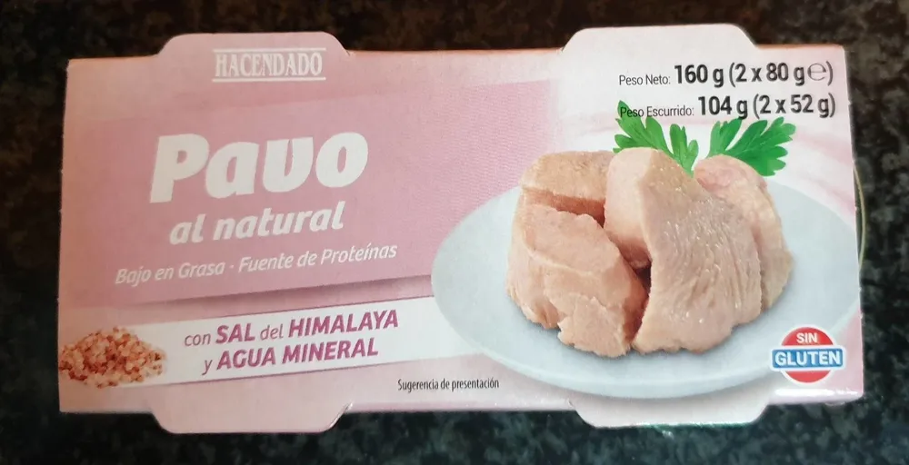 Pavo al natural
