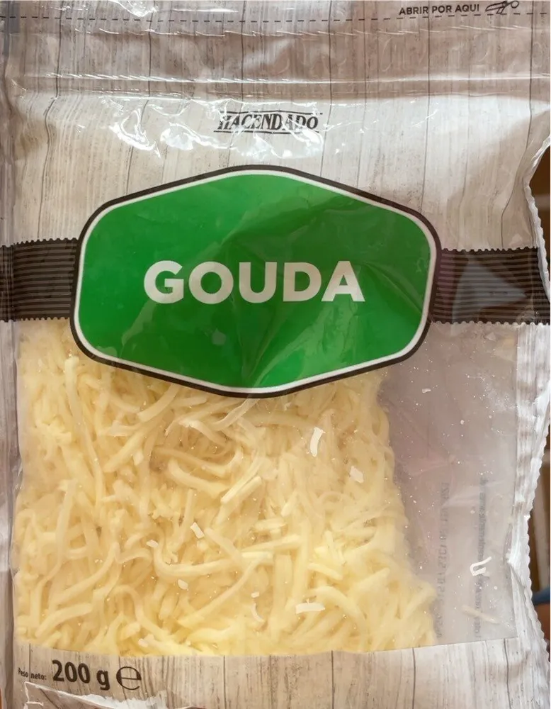 Queso gouda rallado