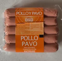 Salchichas de pollo y pavo